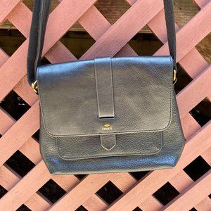 FOSSIL leather kinley crossbody bag